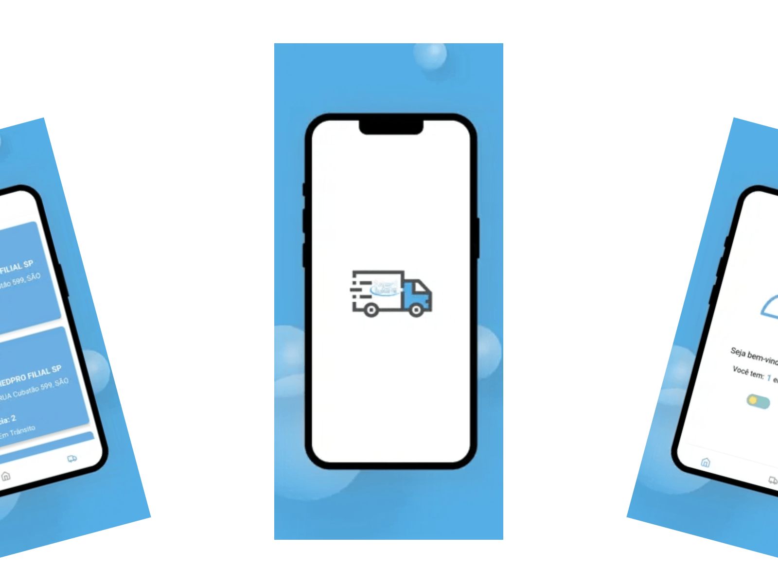 MedEntregas - Screens animation